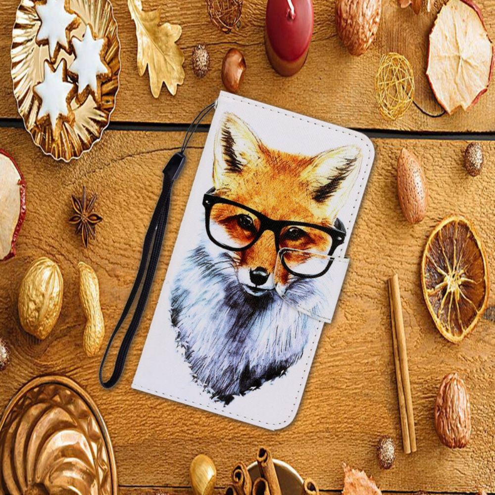 Kožené Pouzdro Na Xiaomi Redmi Note 9 Na Lana Brainy Fox S Popruhem