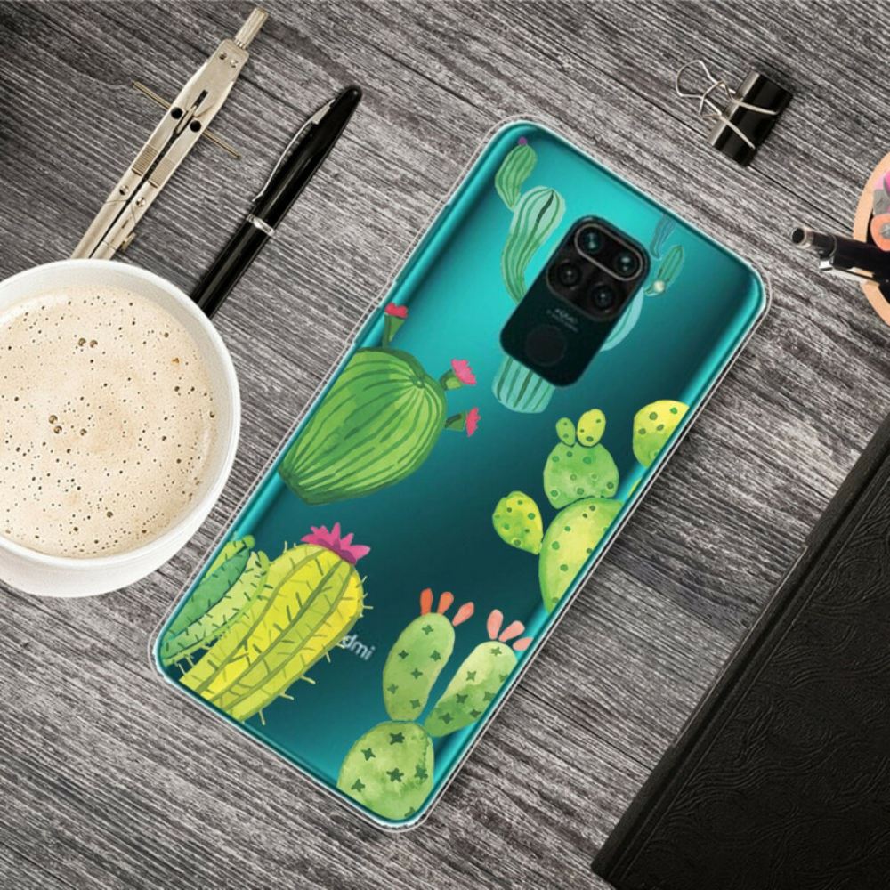 Kryt Na Xiaomi Redmi Note 9 Akvarelové Kaktusy