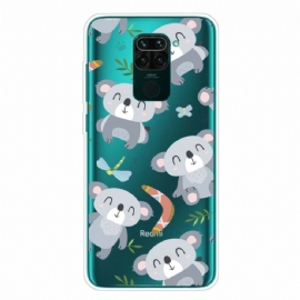 Kryt Na Xiaomi Redmi Note 9 Malé Pandy Šedé