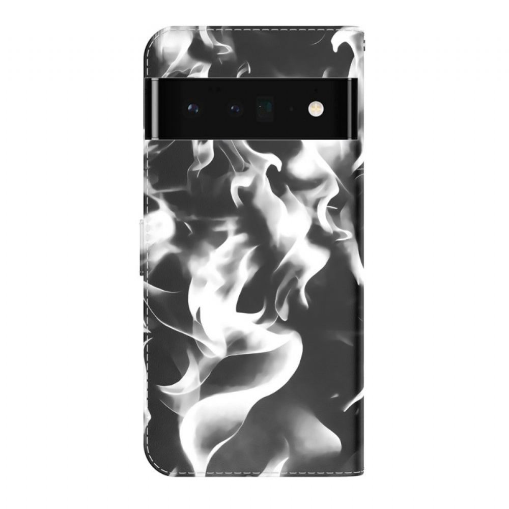 Kožené Pouzdro Na Google Pixel 6 Pro Abstraktní Vzor