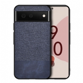 Kryt Na Google Pixel 6 Pro Dvojitá Textura Umělé Kůže