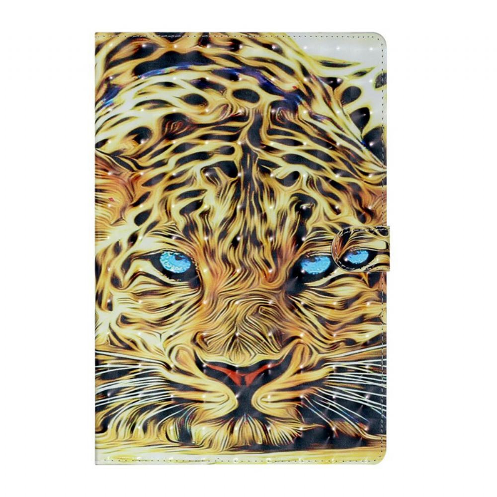 Flipové Pouzdro Na Samsung Galaxy Tab S7 Plus / Tab S8 Plus Tiger Art