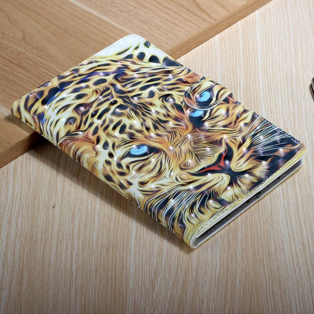 Flipové Pouzdro Na Samsung Galaxy Tab S7 Plus / Tab S8 Plus Tiger Art