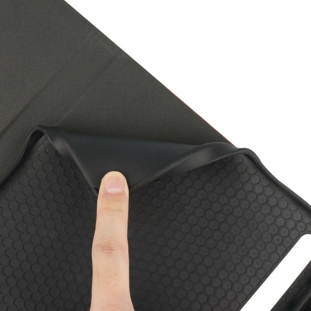 Kožené Pouzdro Folio Na Samsung Galaxy Tab S7 Plus / Tab S8 Plus Klasická Umělá Kůže