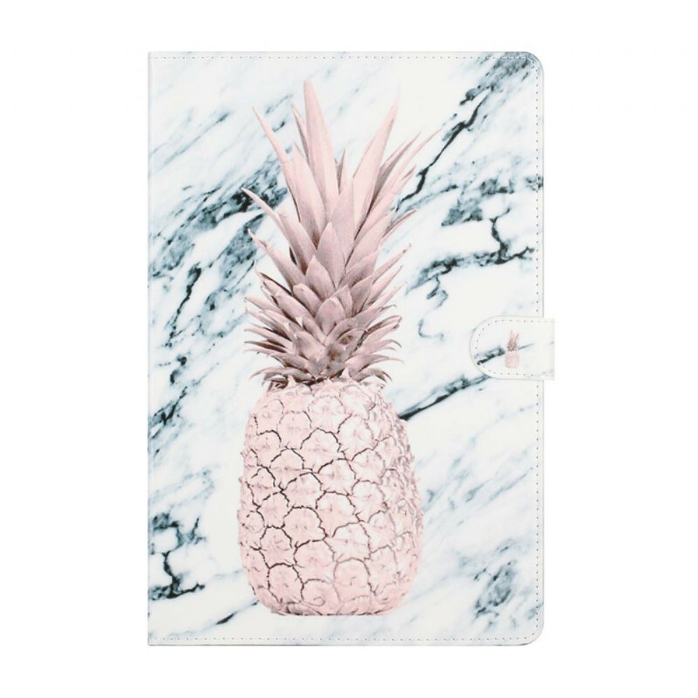 Kožené Pouzdro Na Samsung Galaxy Tab S7 Plus / Tab S8 Plus Ananas