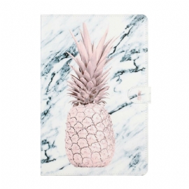 Kožené Pouzdro Na Samsung Galaxy Tab S7 Plus / Tab S8 Plus Ananas