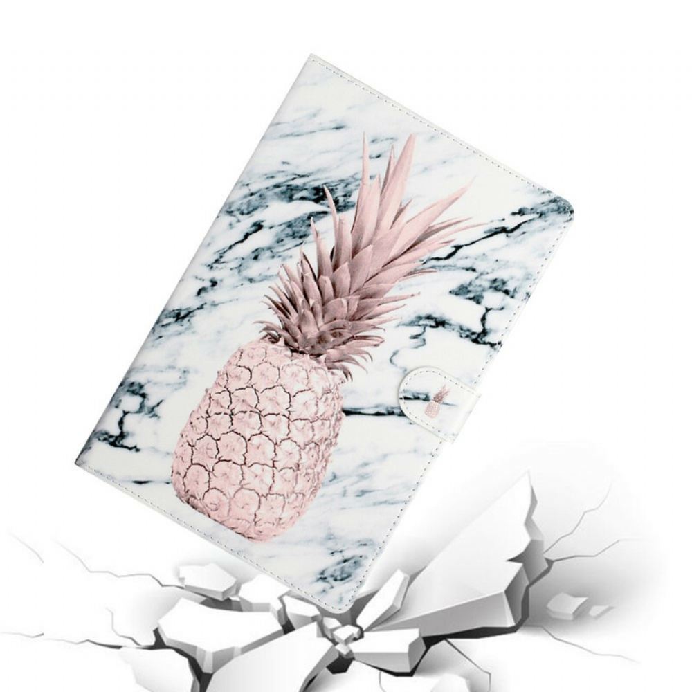 Kožené Pouzdro Na Samsung Galaxy Tab S7 Plus / Tab S8 Plus Ananas