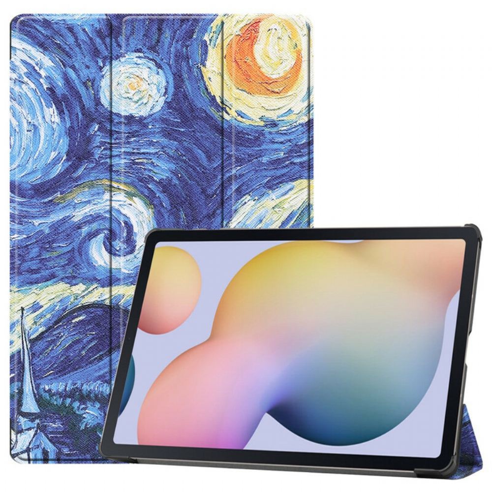 Kryty Na Mobil Na Samsung Galaxy Tab S7 Plus / Tab S8 Plus Vyztužený Van Gogh