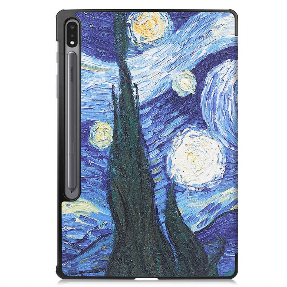 Kryty Na Mobil Na Samsung Galaxy Tab S7 Plus / Tab S8 Plus Vyztužený Van Gogh