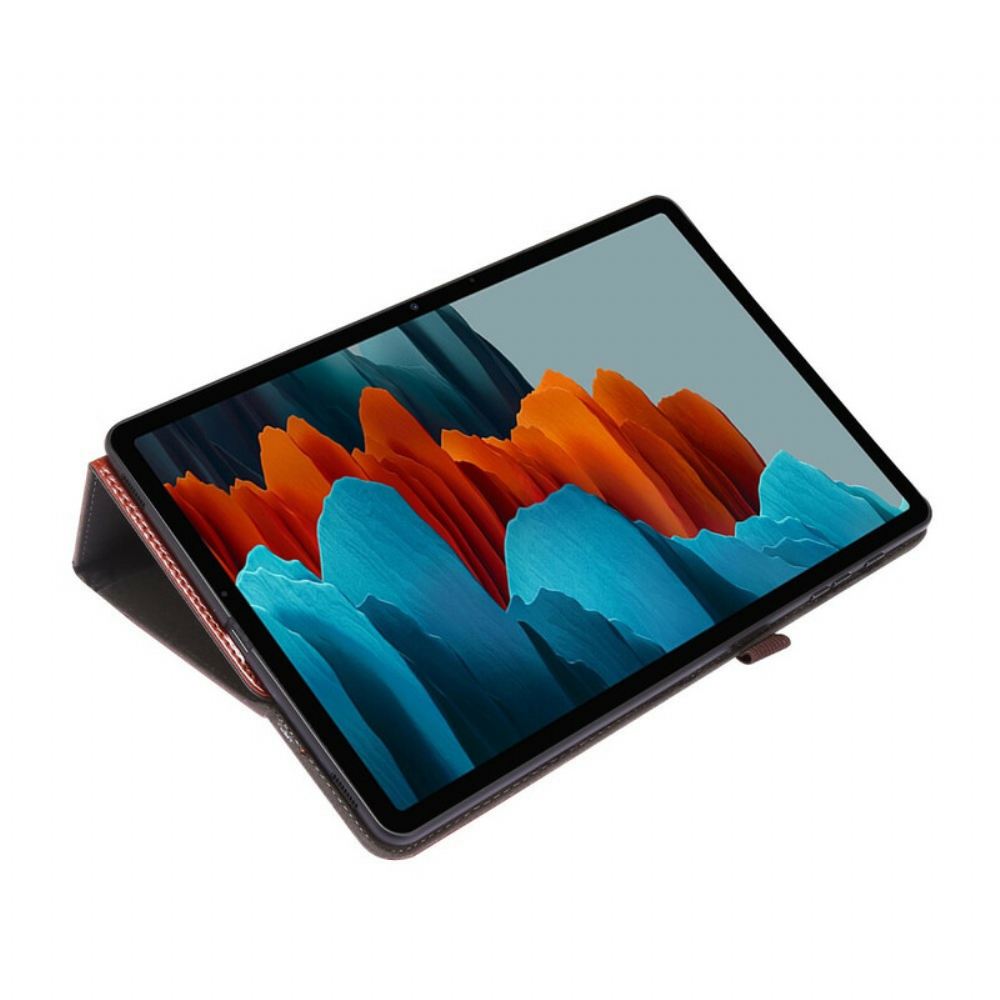 Pouzdra Na Samsung Galaxy Tab S7 Plus / Tab S8 Plus 2 Chlopně Z Umělé Kůže