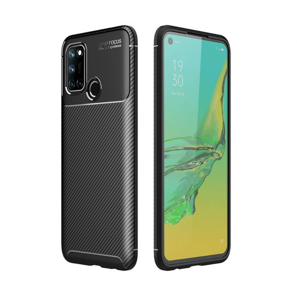 Kryt Na Realme 7i Flexibilní Textura Uhlíkových Vláken