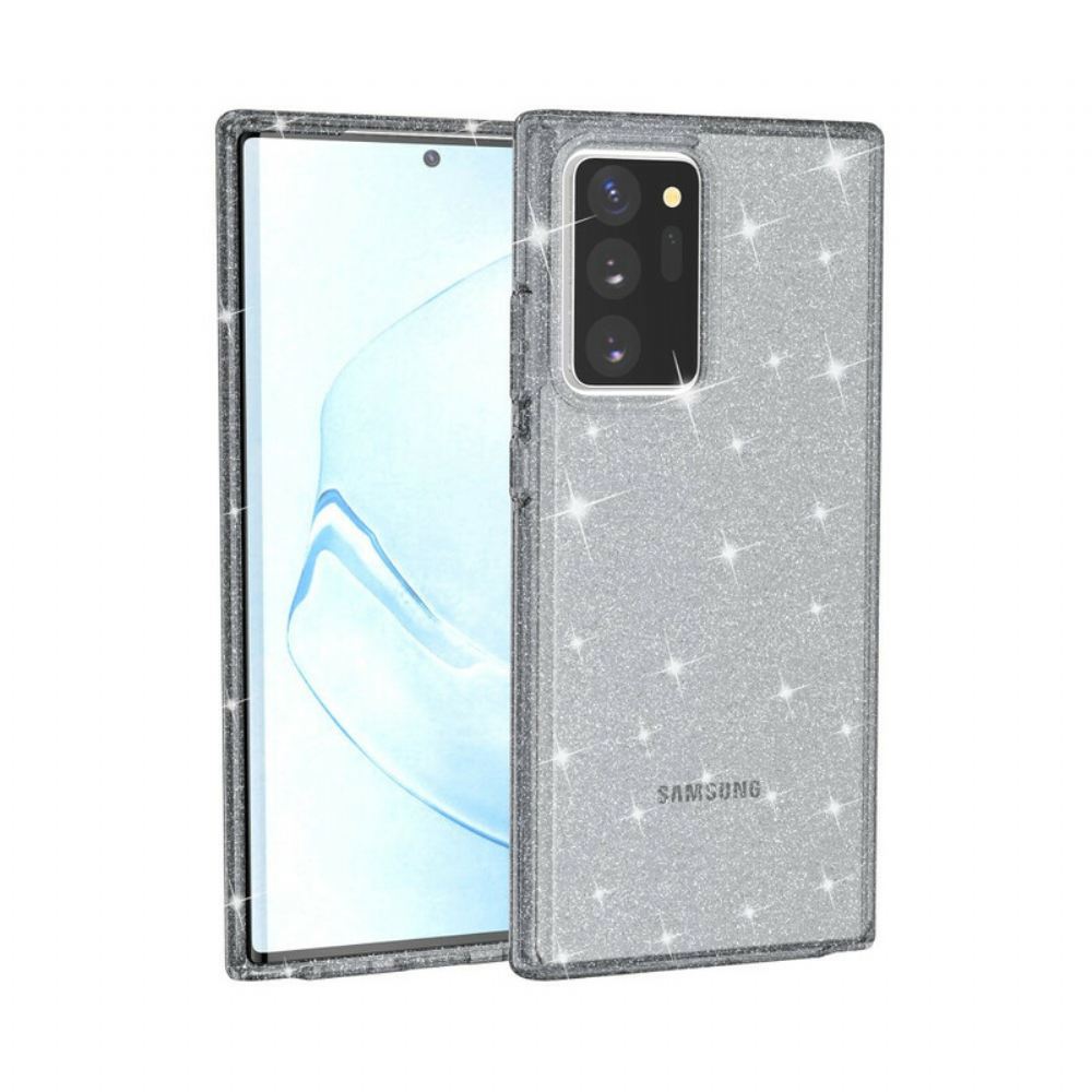 Kryty Na Mobil Na Samsung Galaxy Note 20 Ultra Třpytivý Prášek