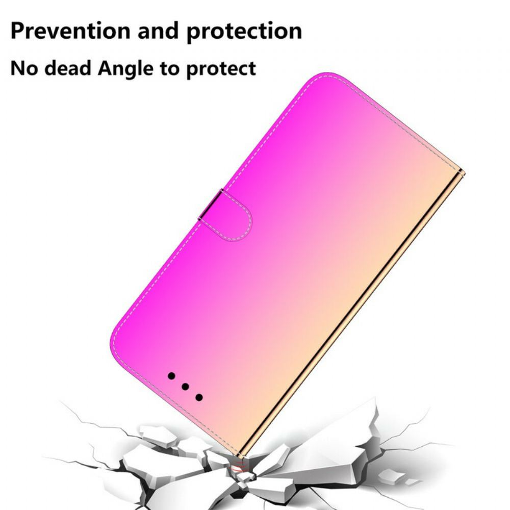 Flipové Pouzdro Na Huawei P40 Kryt Na Zrcadlo Z Umělé Kůže