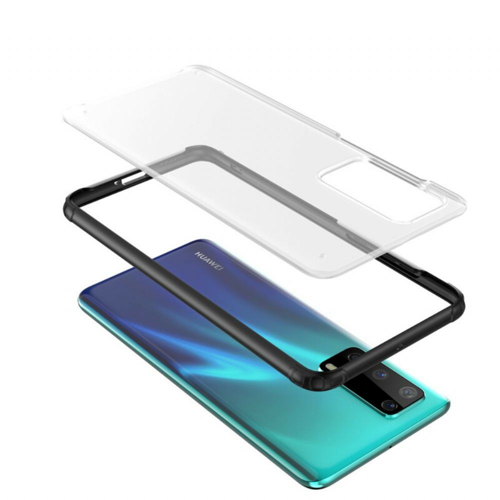 Kryt Na Huawei P40 Silikonové Hrany Hybridního Designu