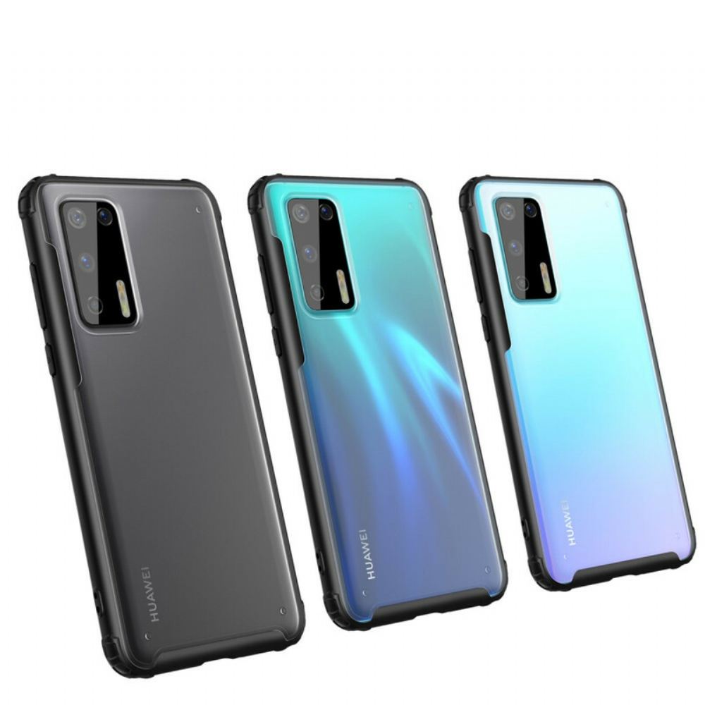 Kryt Na Huawei P40 Silikonové Hrany Hybridního Designu