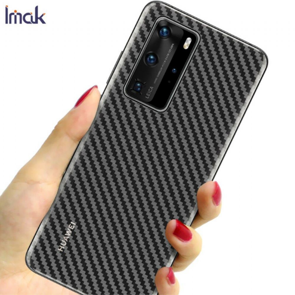 Zadní Fólie Pro Huawei P40 Carbon Style Imak