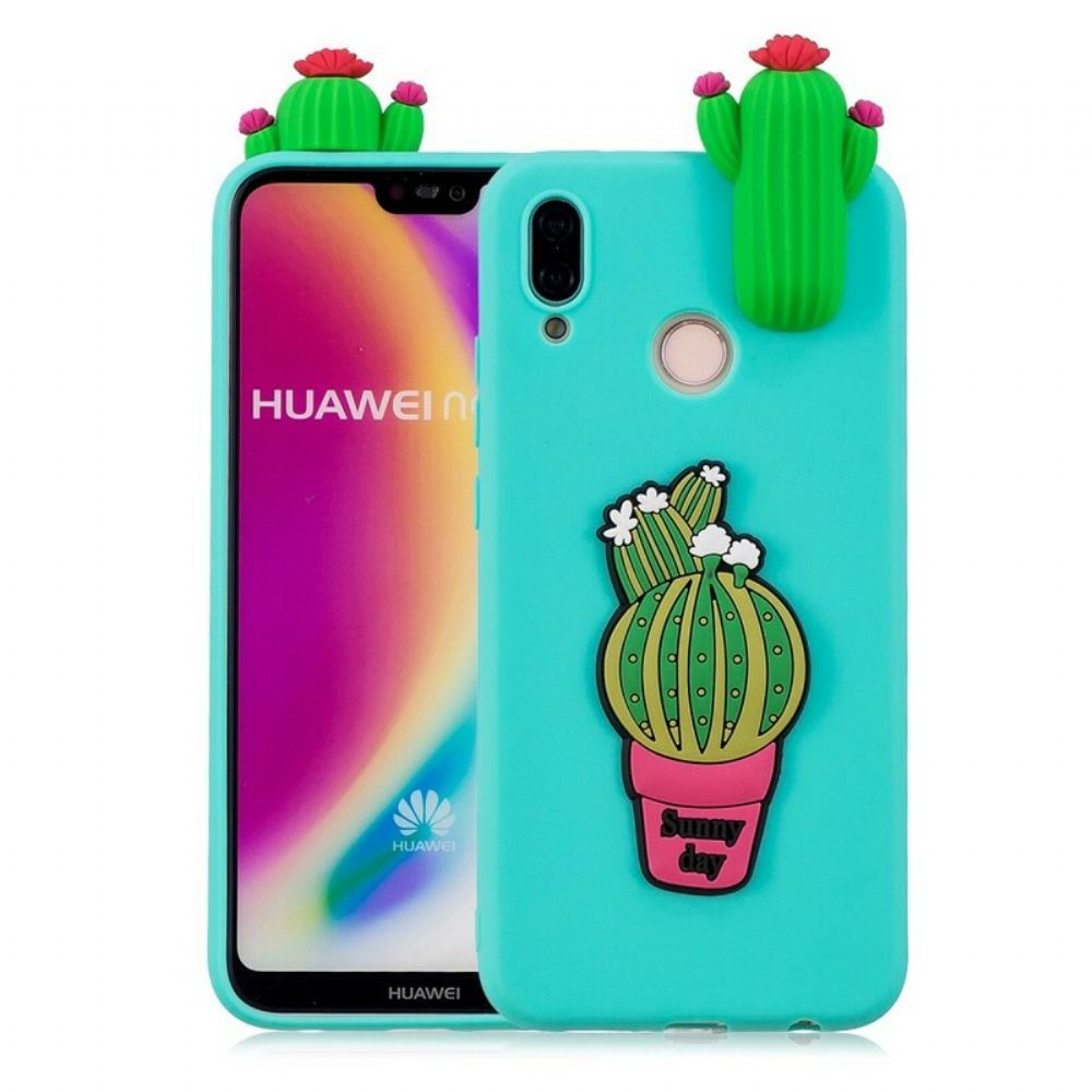 Kryt Na Huawei P20 Lite 3d Kaktusové Šílenství