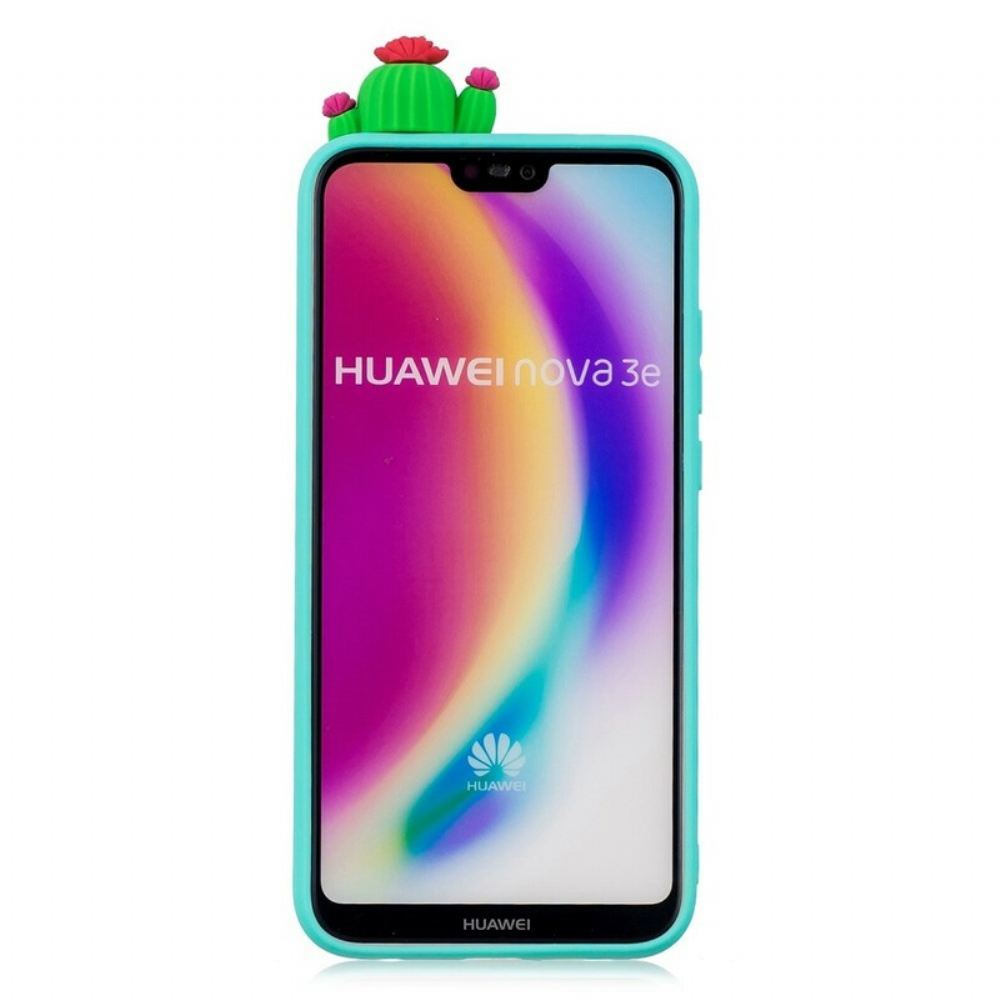 Kryt Na Huawei P20 Lite 3d Kaktusové Šílenství