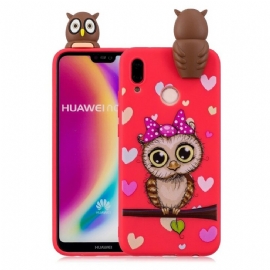 Kryt Na Huawei P20 Lite 3d Slečna Sova