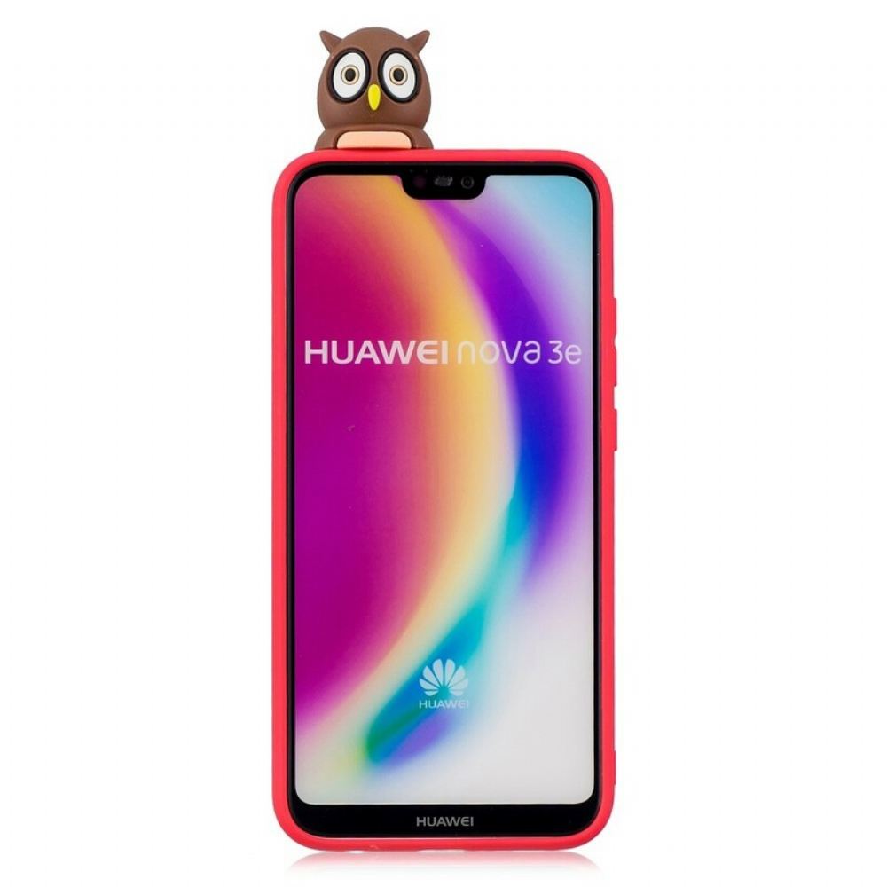 Kryt Na Huawei P20 Lite 3d Slečna Sova