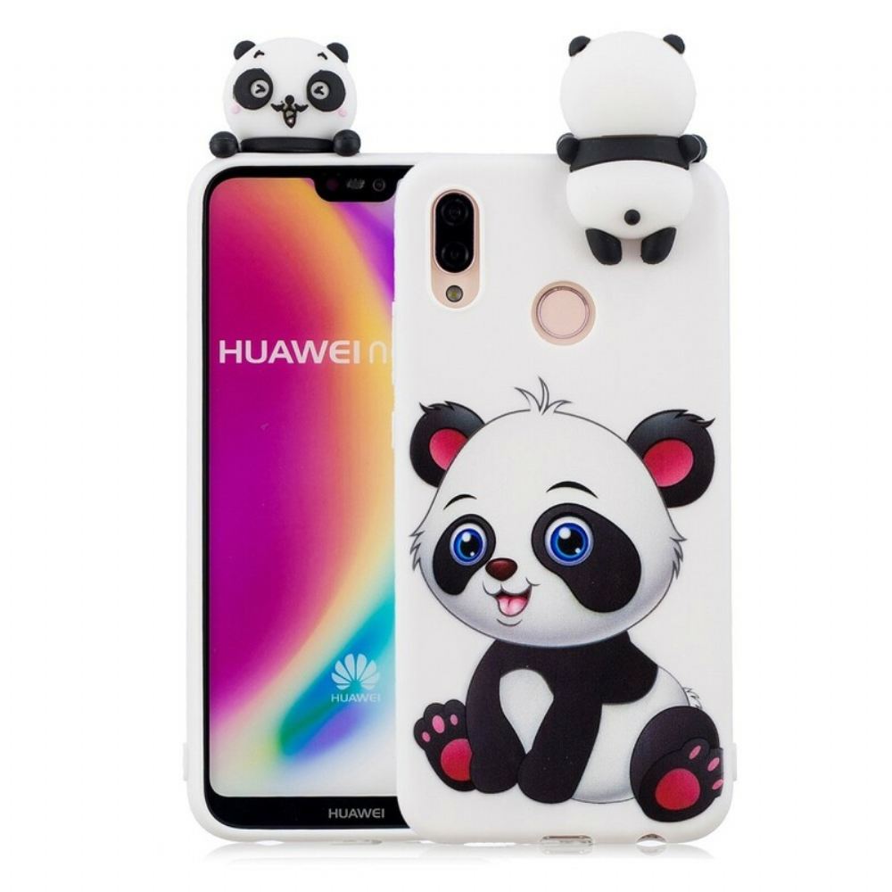 Kryt Na Huawei P20 Lite Roztomilá 3d Panda