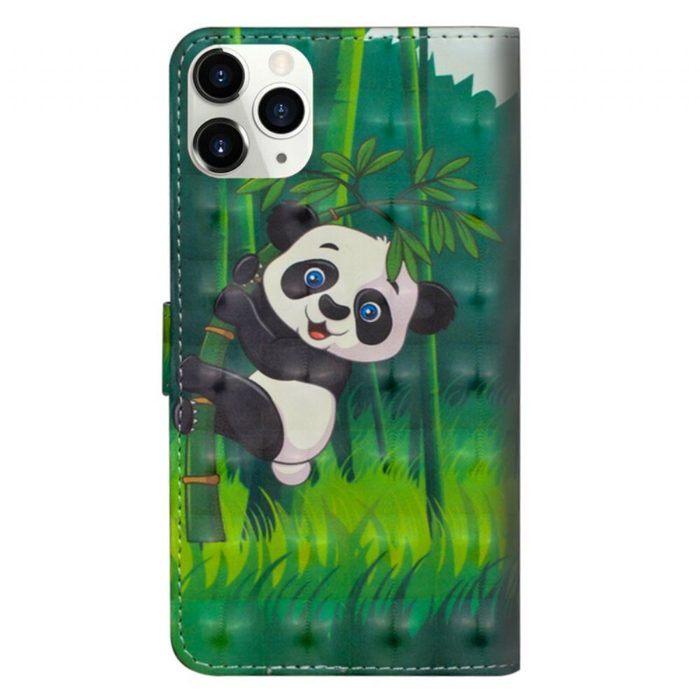 Flipové Pouzdro Na iPhone 12 Pro Max Panda A Bambus