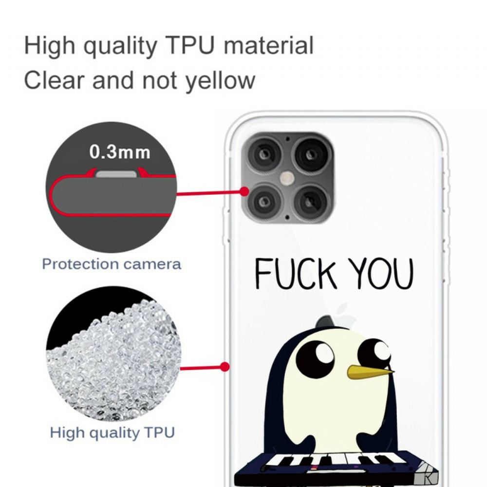 Kryt Na iPhone 12 Pro Max Tučňák Tě Posere