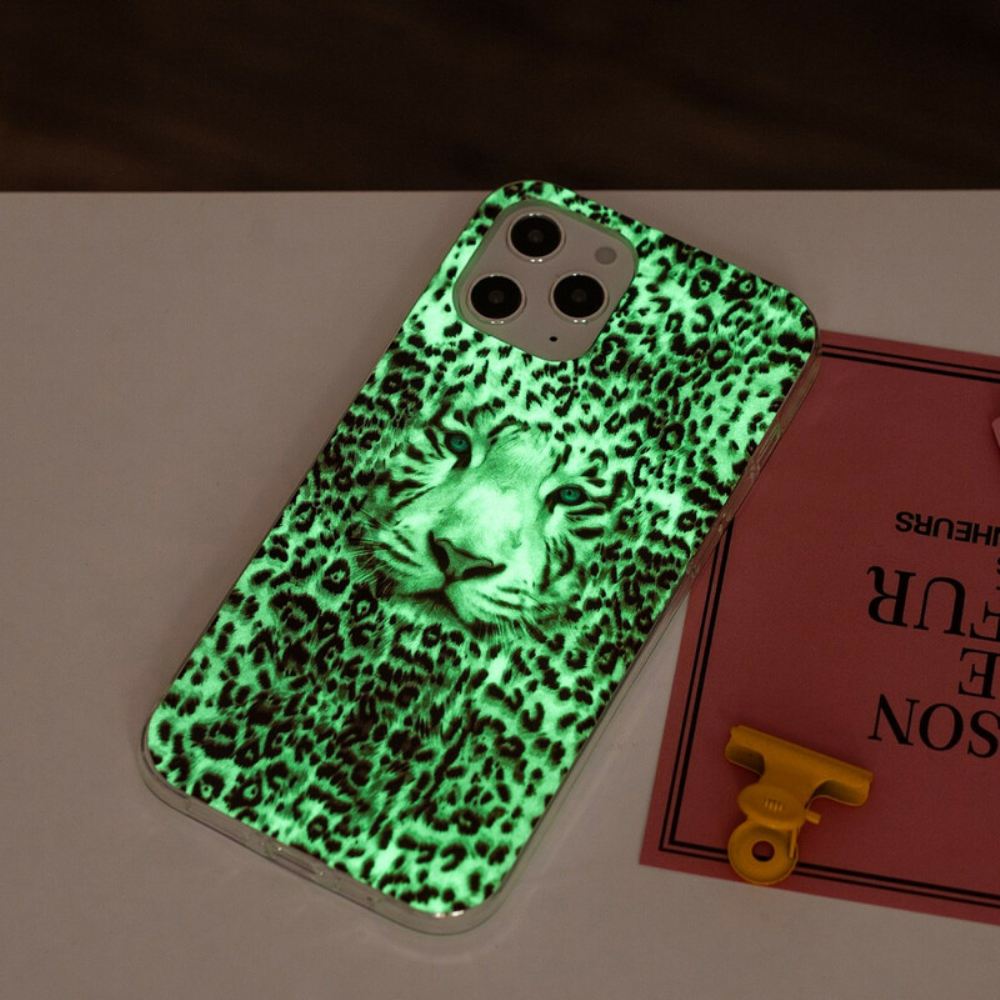 Kryty Na Mobil Na iPhone 12 Pro Max Fluorescenční Leopard