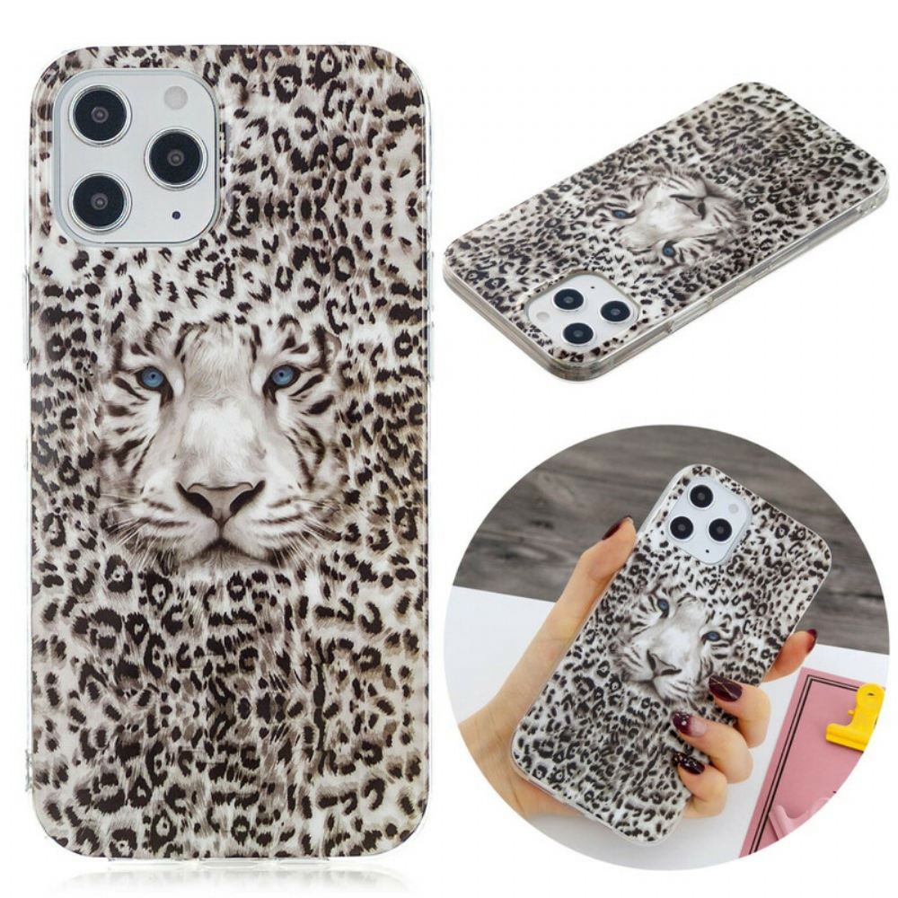 Kryty Na Mobil Na iPhone 12 Pro Max Fluorescenční Leopard