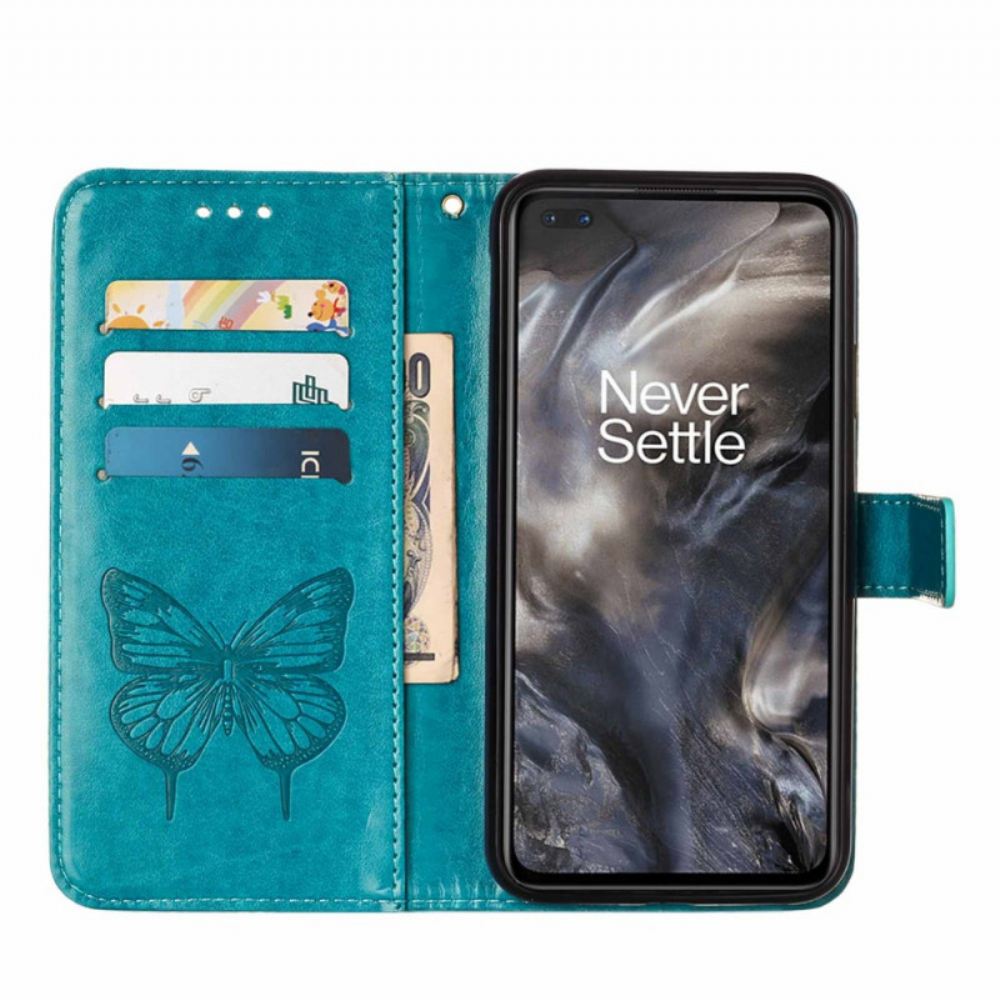 Flipové Pouzdro Na OnePlus Nord Design Motýla