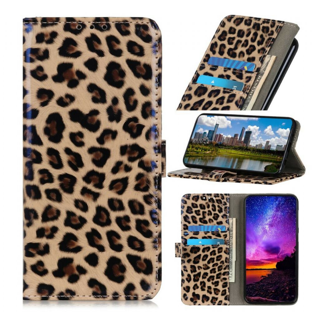 Kožené Pouzdro Na OnePlus Nord Leopard