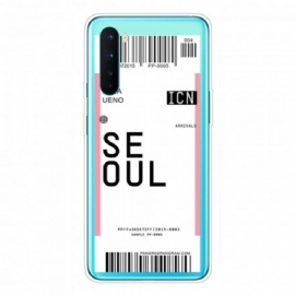 Kryt Na OnePlus Nord Palubní Vstupenka Do Soulu