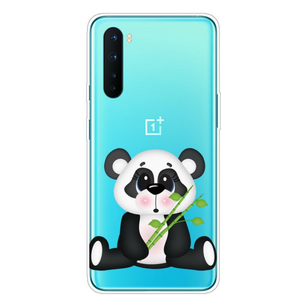 Kryt Na OnePlus Nord Transparentní Smutná Panda