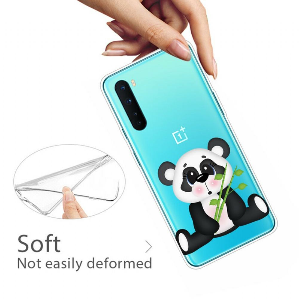 Kryt Na OnePlus Nord Transparentní Smutná Panda