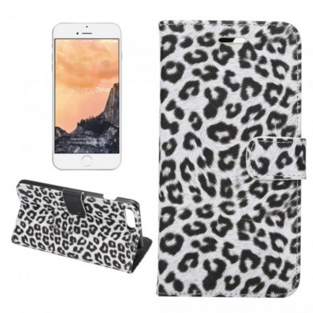 Flipové Pouzdro Na iPhone 8 Plus / 7 Plus Leopard