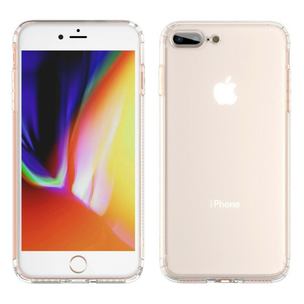 Kryt Na iPhone 8 Plus / 7 Plus Průhledné Ochranné Polštáře Leeu