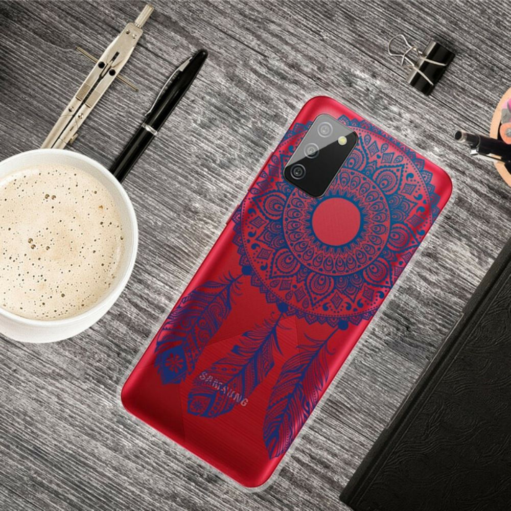 Kryt Na Samsung Galaxy A02s Jednoduchá Květinová Mandala