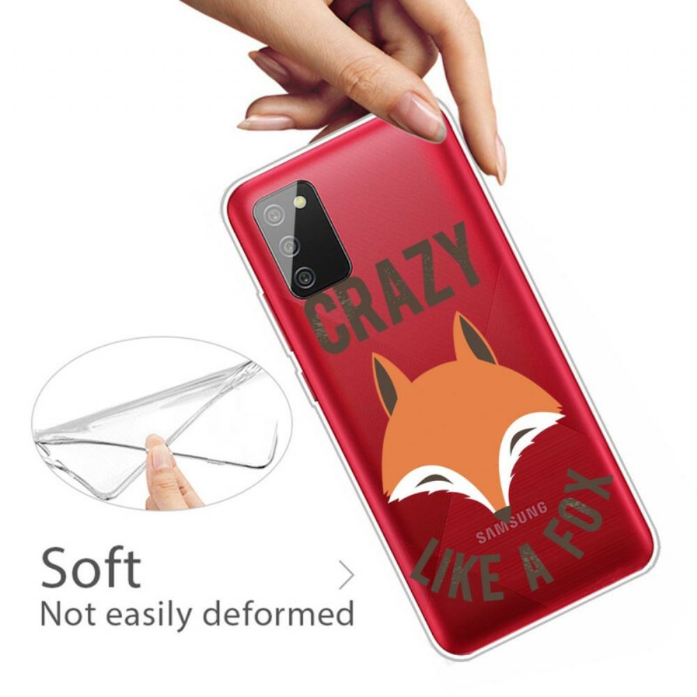 Kryty Na Mobil Na Samsung Galaxy A02s Liška / Crazy Like A Fox