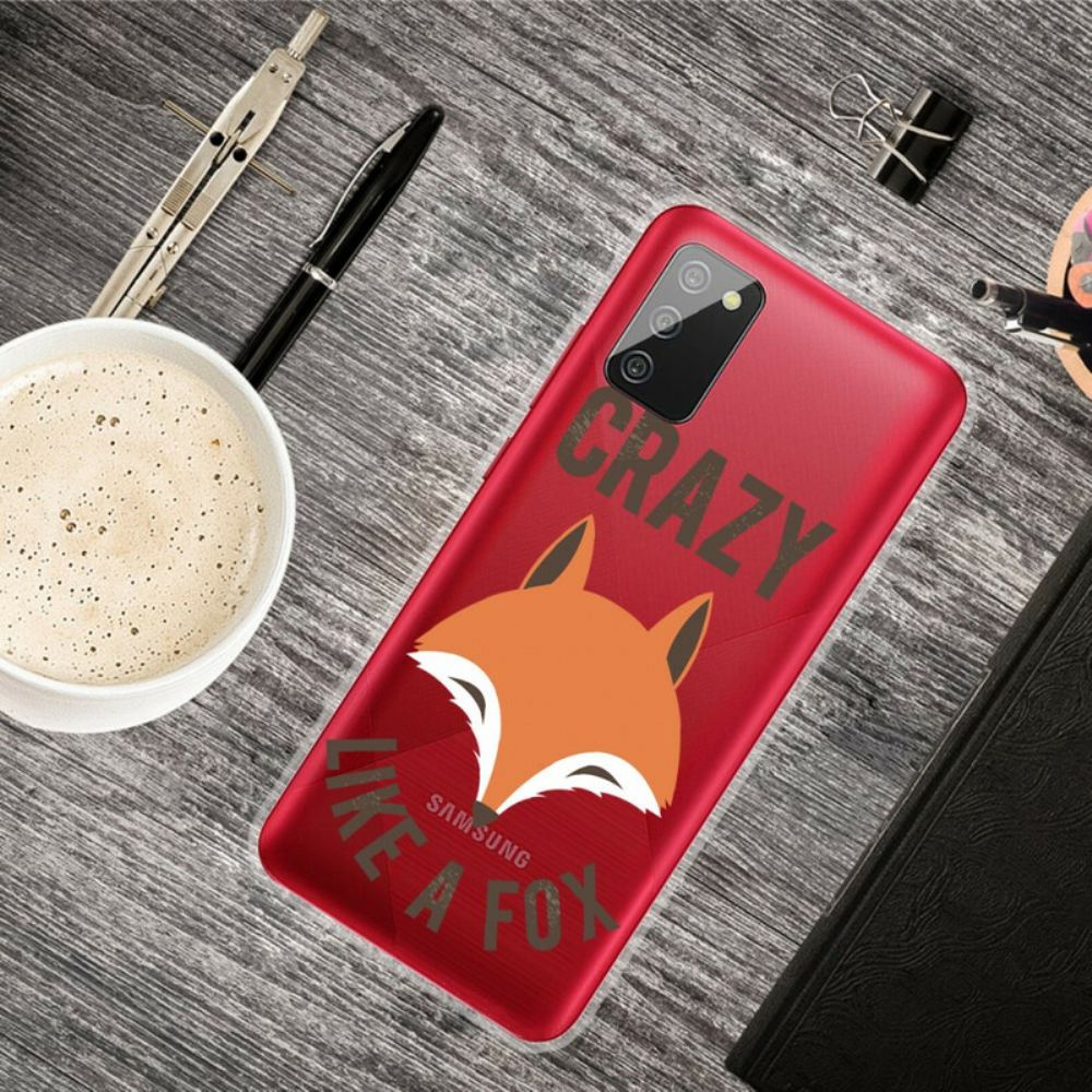 Kryty Na Mobil Na Samsung Galaxy A02s Liška / Crazy Like A Fox