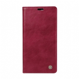 Kožené Pouzdro Folio Xiaomi Redmi Note 13 Pro 4g Vintage Yikatu