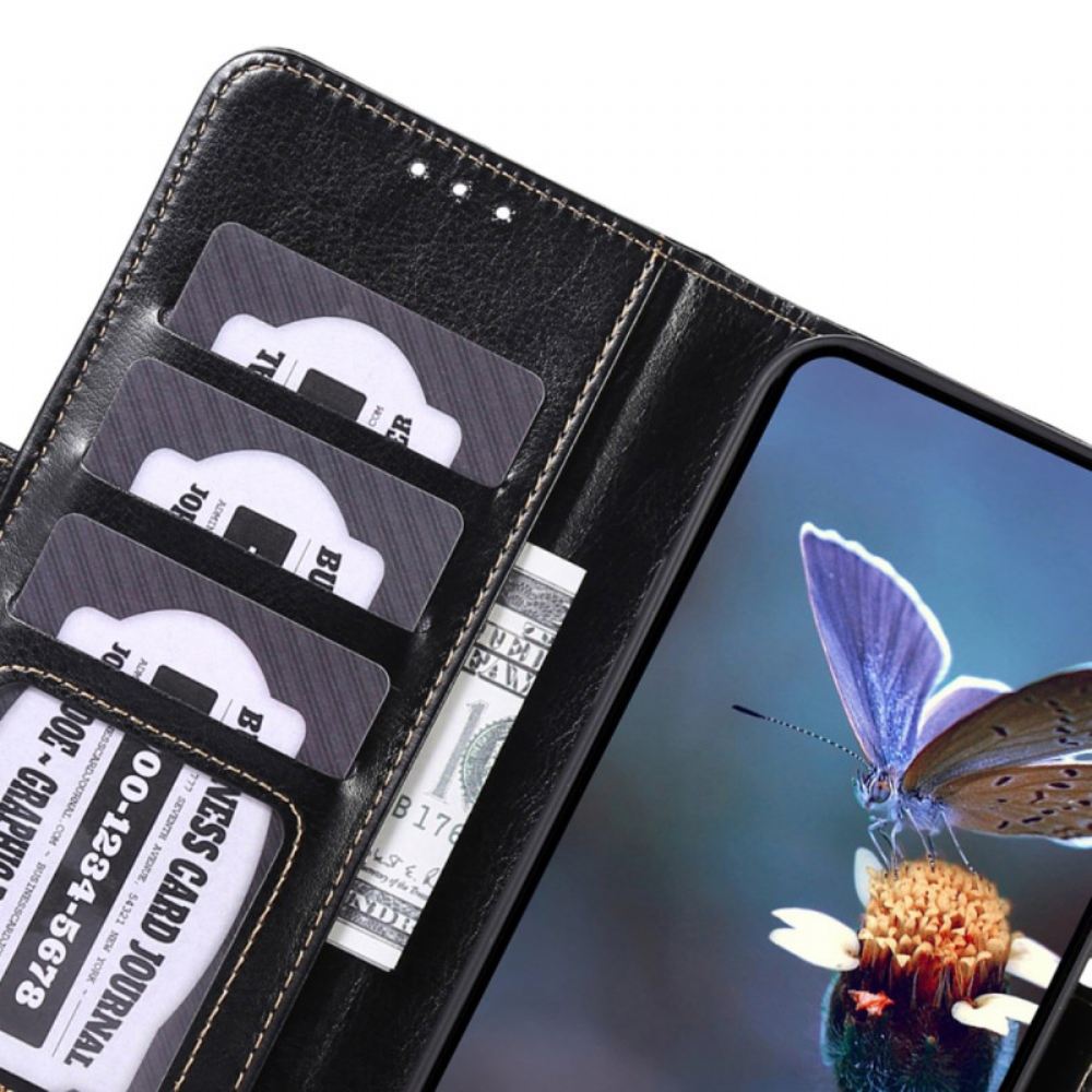 Kožený Kryt Na Xiaomi Redmi Note 13 Pro 4g Abeel