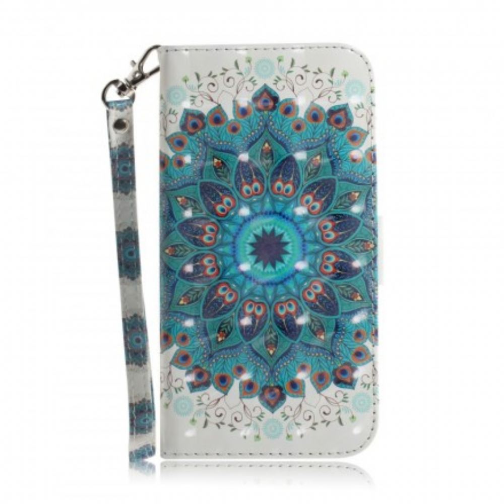 Flipové Pouzdro Na Sony Xperia 10 Na Lana Mistrovská Strappy Mandala