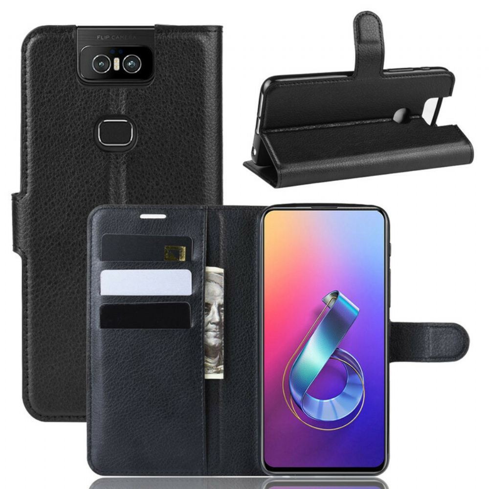 Kožené Pouzdro Na Asus ZenFone 6 Klasika