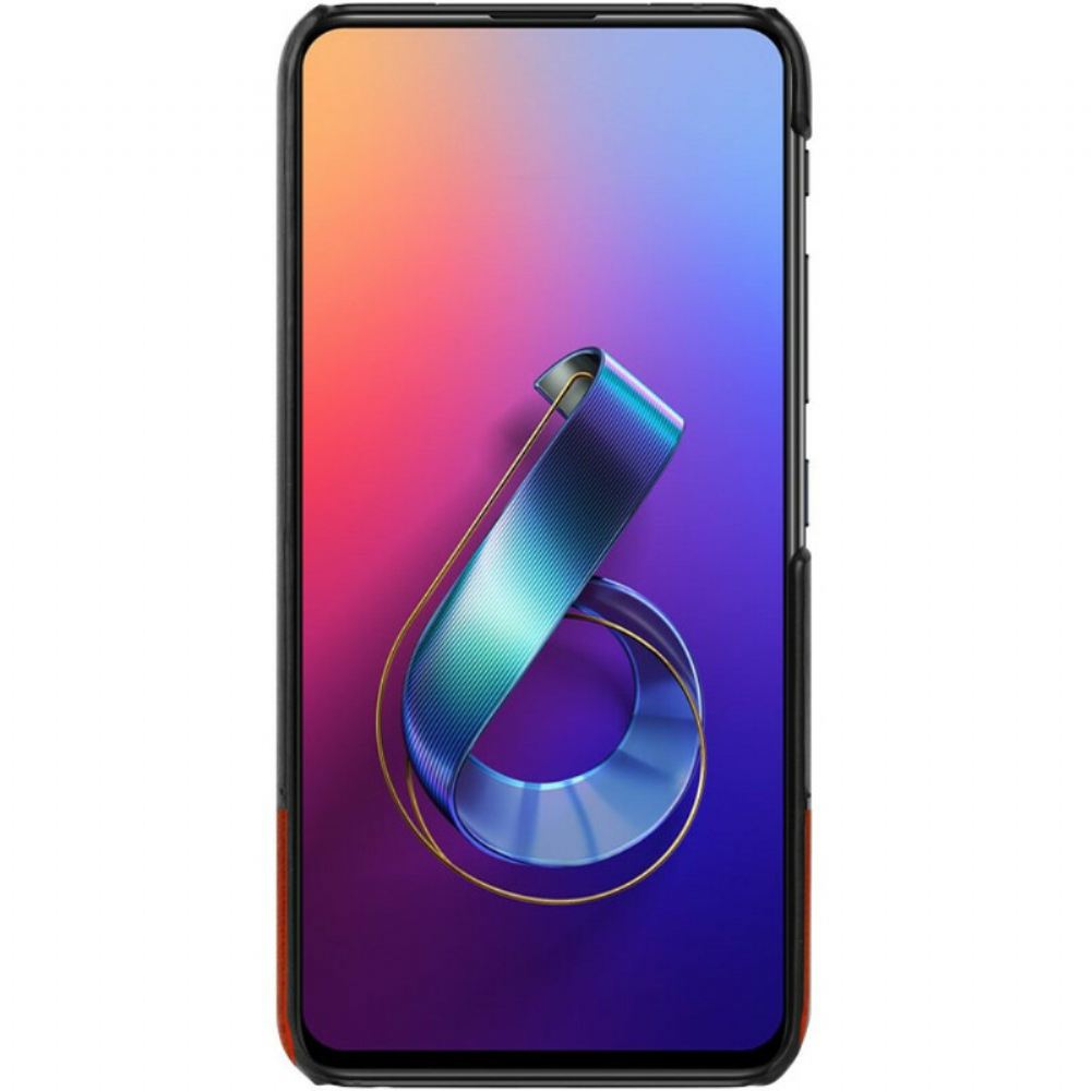 Kryt Na Asus ZenFone 6 Kožený Efekt Řady Imak Ruiyi