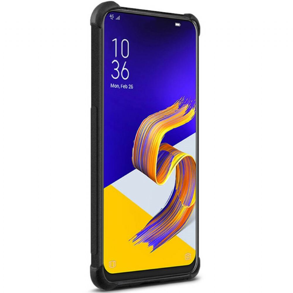 Kryty Na Mobil Na Asus ZenFone 6 Flexibilní Silikon S Fólií Pro Obrazovku Imak