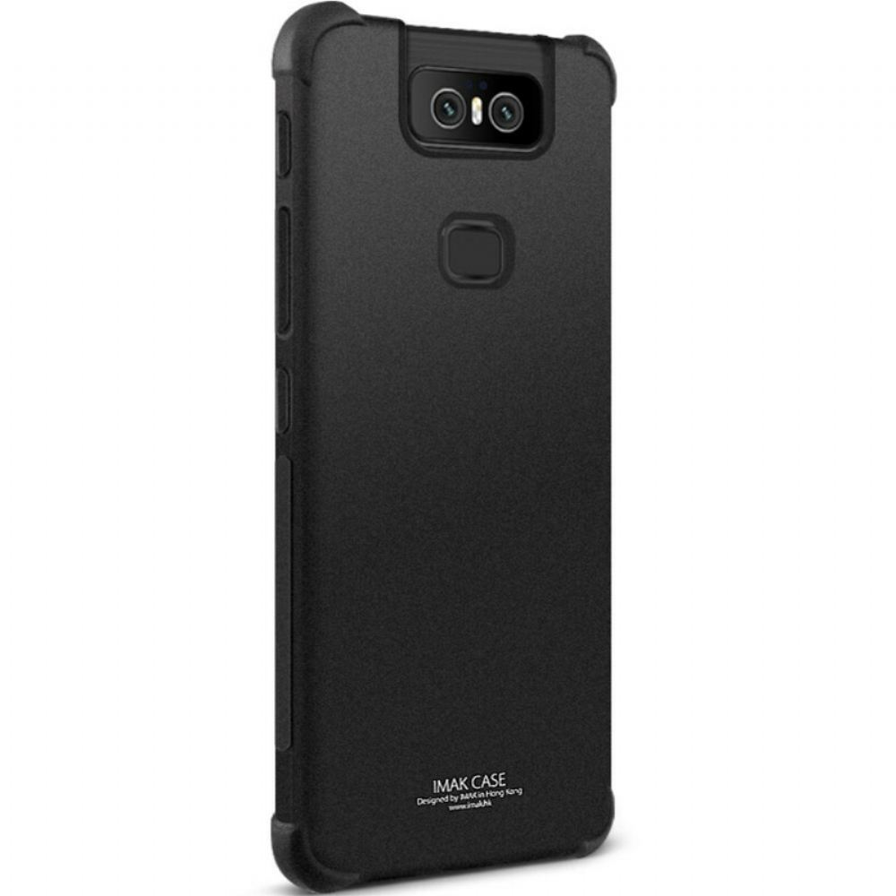 Kryty Na Mobil Na Asus ZenFone 6 Flexibilní Silikon S Fólií Pro Obrazovku Imak