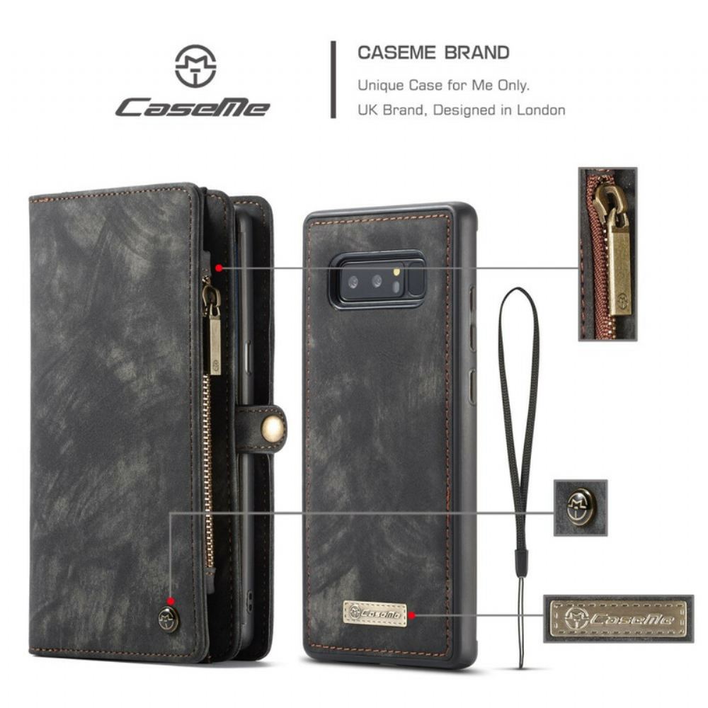 Flipové Pouzdro Na Samsung Galaxy Note 8 Caseme Vintage Kůže