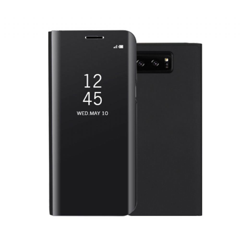 Kryty Na Mobil Na Samsung Galaxy Note 8 Zrcadlový A Kožený Efekt