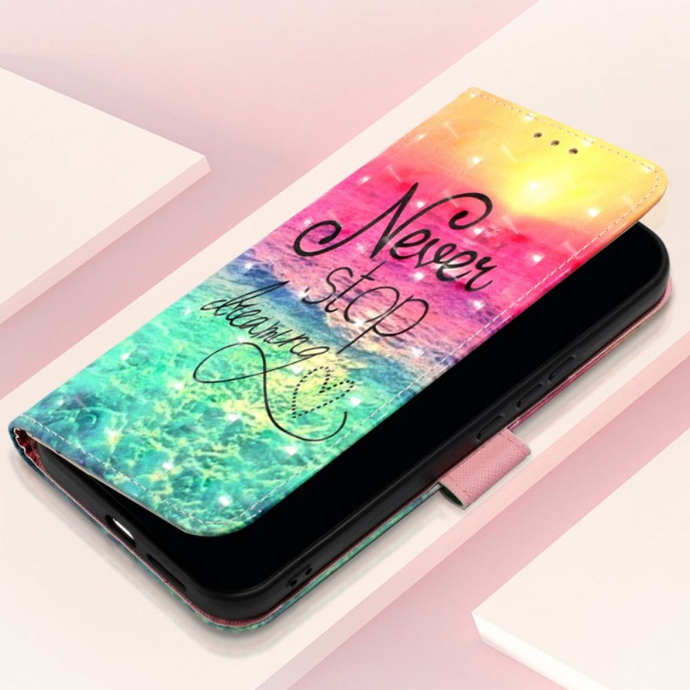 Kožený Kryt Oppo Reno 11 5g Nikdy Nepřestávej Snít