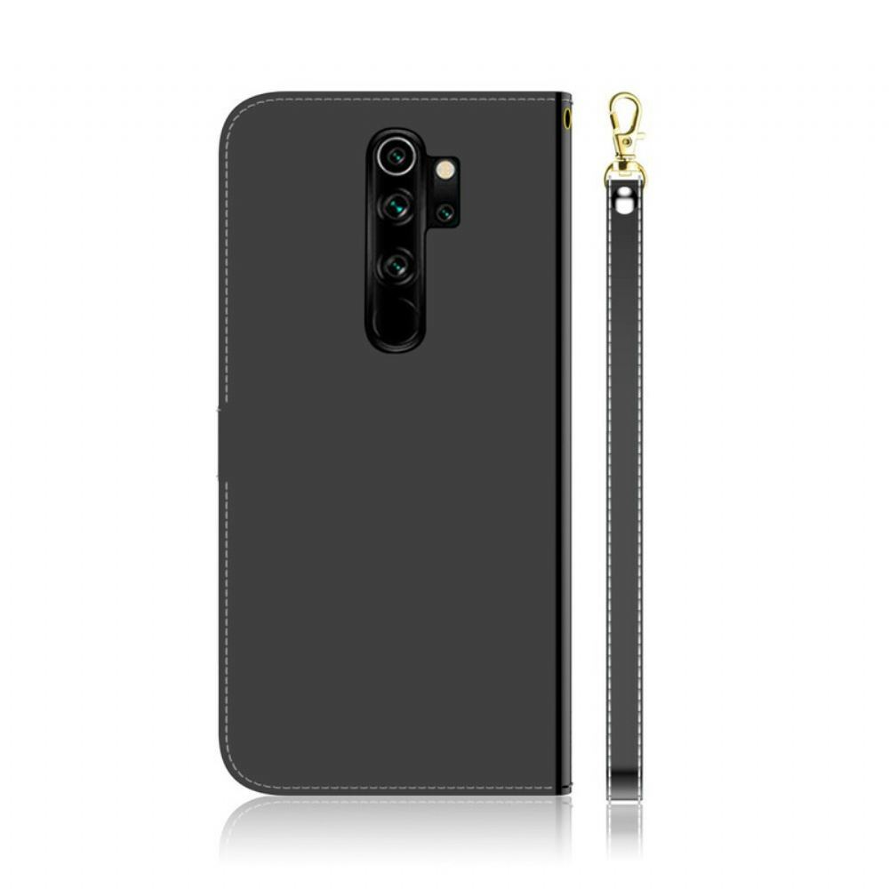 Flipové Pouzdro Na Xiaomi Redmi Note 8 Pro Kryt Zrcadla Z Imitace Kůže